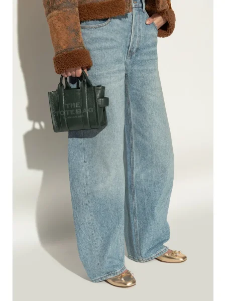Geantă shopper Marc Jacobs din piele verde