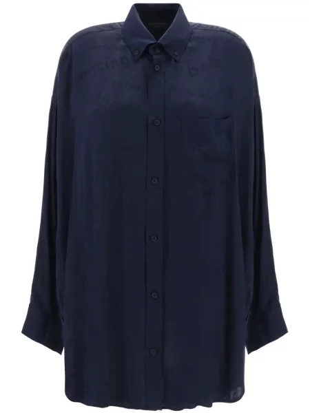 Cămașă Balenciaga din jacard negru