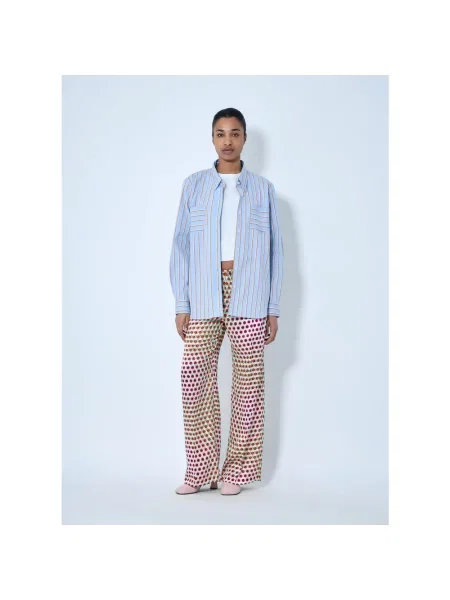 Spodnie Dries Van Noten czerwone