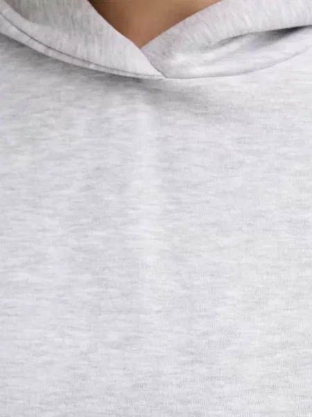 Кофта MUUV. MUUV. x Answear з капюшоном меланж сірий