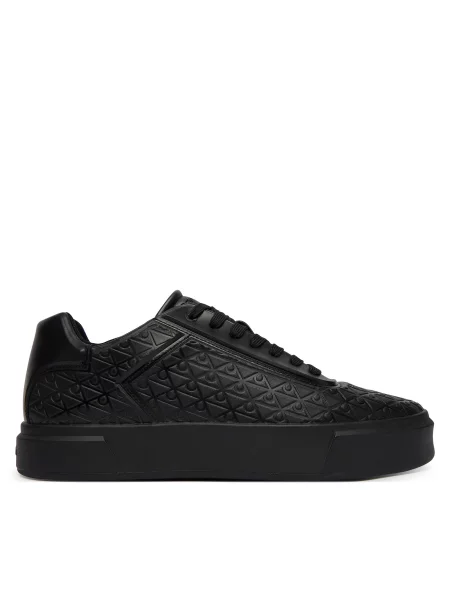 Sneakersy Calvin Klein Beasket Cup Oxf Lup Hf Aop Lth černá