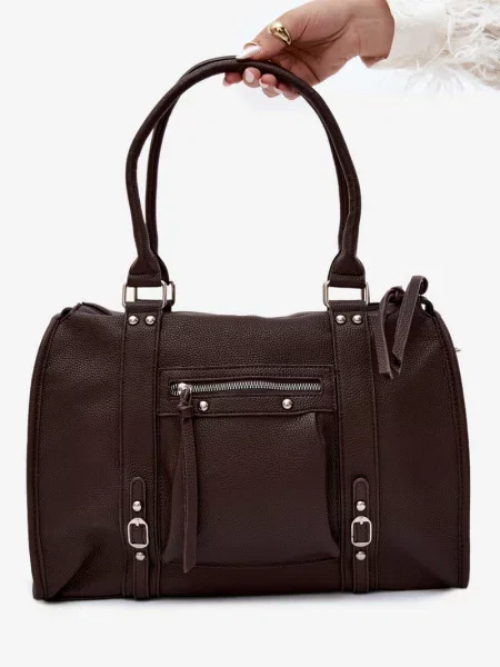 Geantă shopper Flora & Co maro
