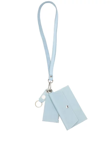 Kožni novčanik Guidi plava