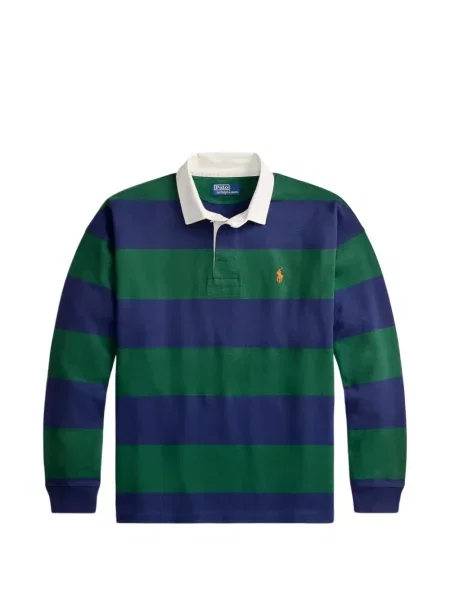 Șosete Polo Ralph Lauren cu broderie în carouri de flanelă verde