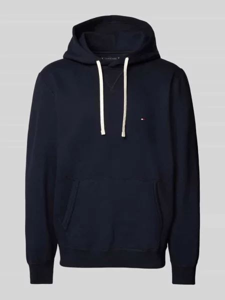 Tommy Hilfiger Bluza Z Kapturem blau granatowa
