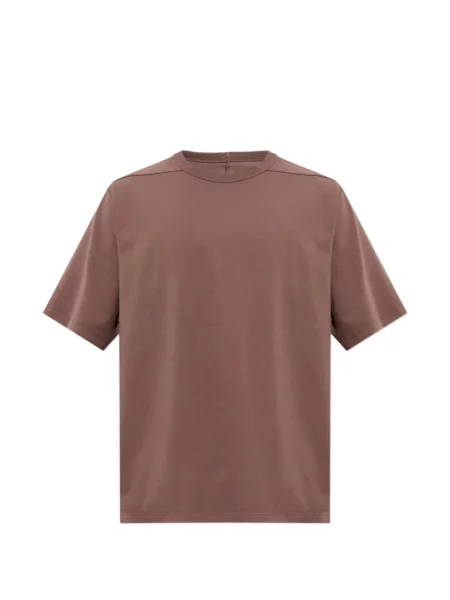 Tricou Rick Owens cu decolteu rotund maro