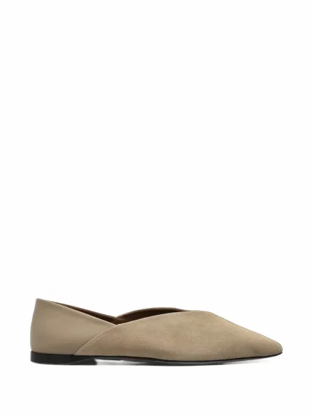 Balerini Max Mara din piele bej