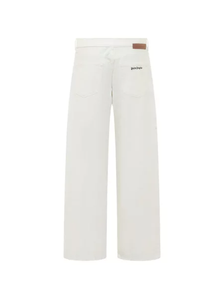 Blugi Palm Angels cu autograf alb