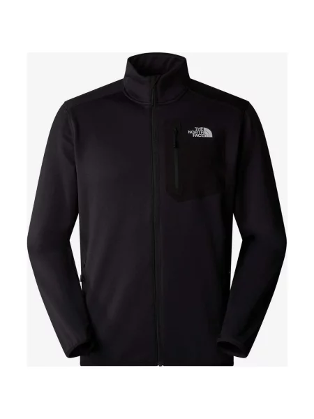 Polar The North Face Crest Full Zip jednolity S czarny
