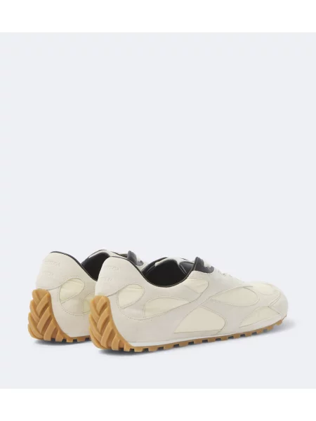 Semišové tenisky Bottega Veneta béžová