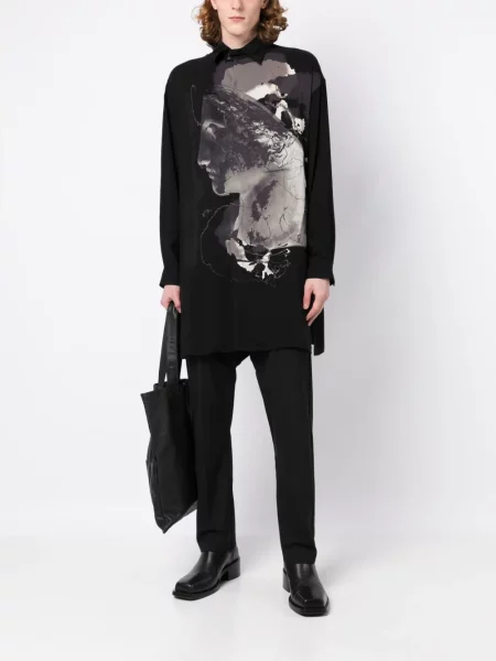 Marškiniai Yohji Yamamoto juoda