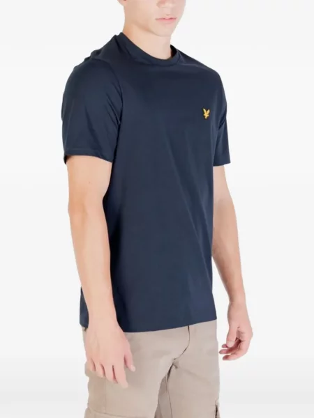 Tricou Lyle & Scott cu decolteu rotund albastru