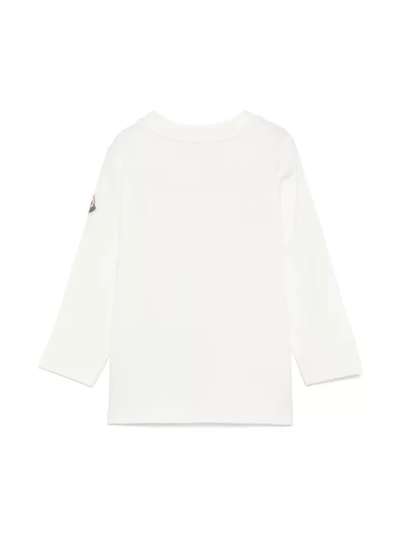 Koszulka dziecięca Moncler Enfant biała