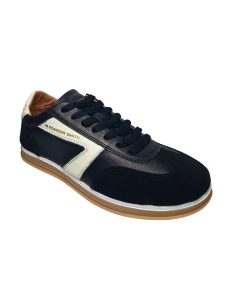 Sneakersy Alexander Smith skórzane czarne