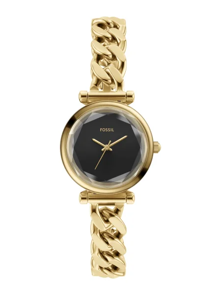 FOSSIL Ceas analogic CARLIE / negru auriu
