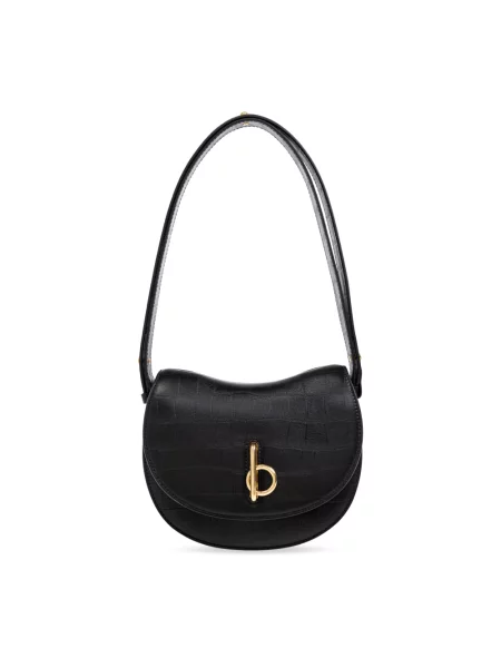 Torebka Burberry skórzana czarna