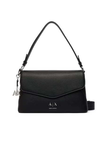 Armani Exchange crossbody kabelka dámska z imitácie kože čierna
