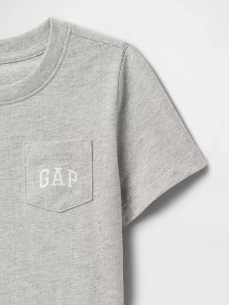 Tricou copii Gap gri