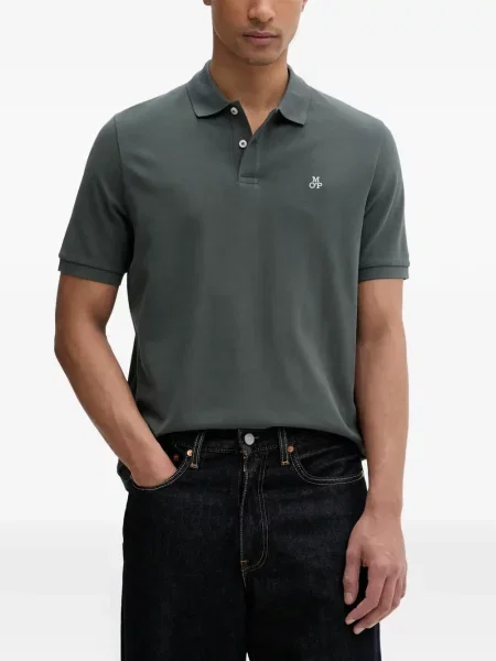 Tricou polo Marc O'polo cu autograf verde