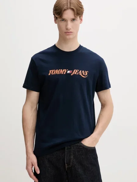 Tommy Jeans T-shirt ανδρικό μπλε