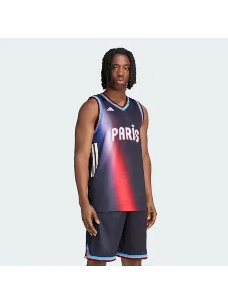 Koszulka podstawowa Paris Basketball czarna