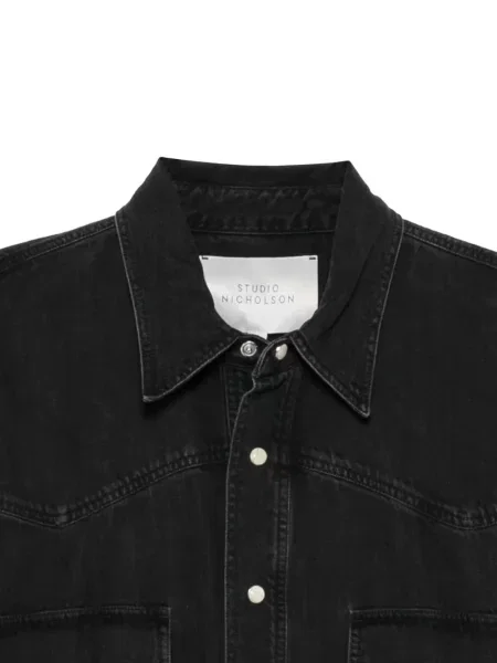 Дънкова риза Studio Nicholson черно