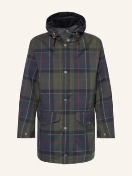 Barbour Parka Lonnen Z Odpinanym Kapturem blau granatowa