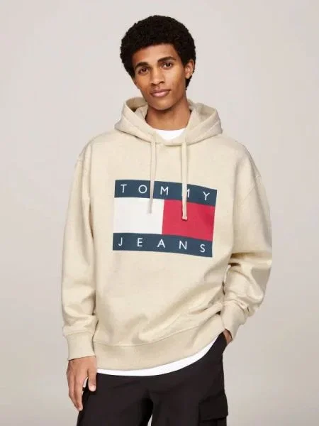 Tommy Jeans Hanorac | Relaxed fit bej