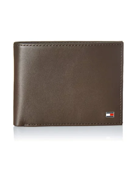 TOMMY HILFIGER Novčanik Eton morsko plava crvena / bijela smeđa
