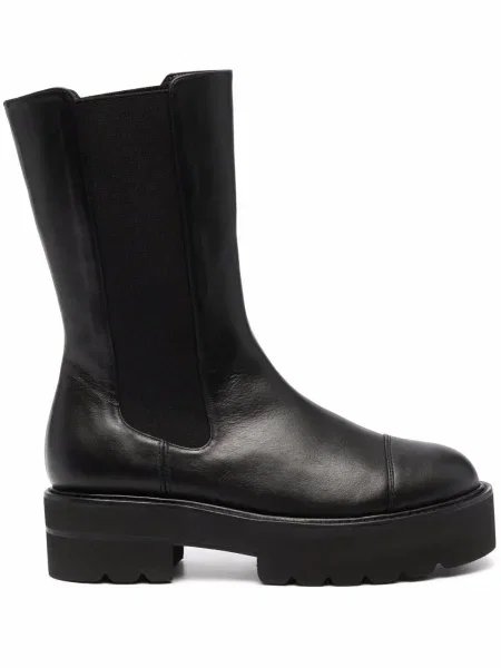Botine Stuart Weitzman cu platformă negru