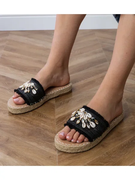 Espadrile Gemre črna