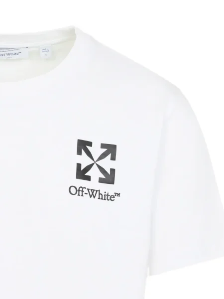 Majica Off-white s printom bijela
