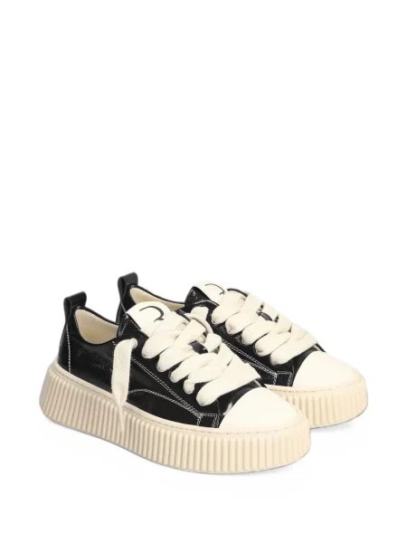 Sneakerși Rhun din piele negru