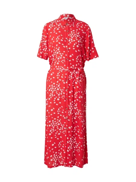 ROXY Rochie tip bluză ISLAND ESCAPE / alb roșu