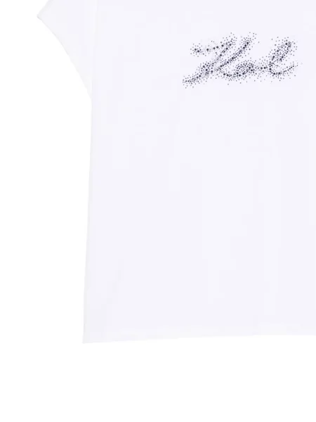 Tricou Karl Lagerfeld cu imagine alb