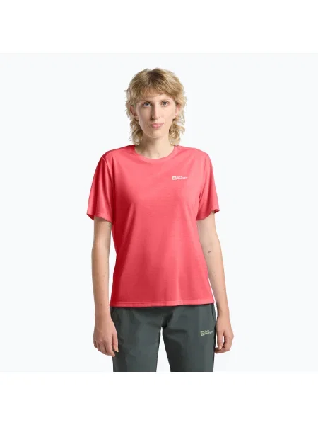 Tricou de trekking pentru femei Jack Wolfskin Vonnan sunset coral