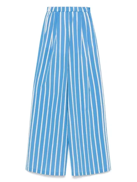 Pantaloni Forte_forte cu dungi albastru