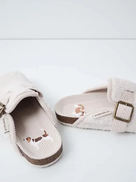 Women'secret капці з плюшевою обробкою HW STRAP BIO