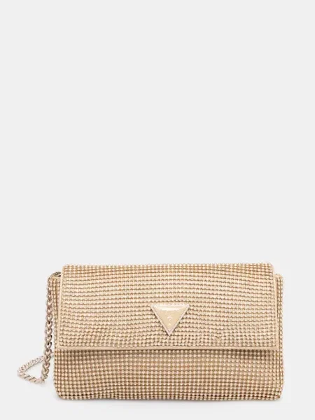 Guess torebka ZALINA złoty żółta