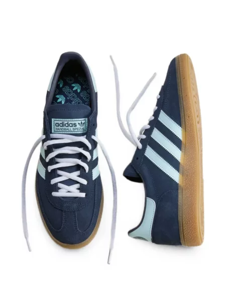 Sneakerși Adidas Spezial cu autograf albastru