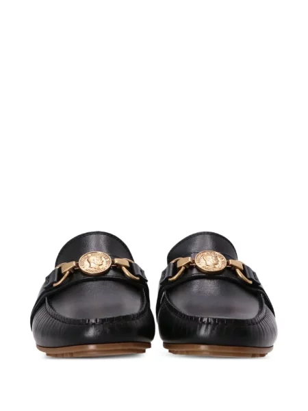 Pantofi loafer Moschino din piele negru