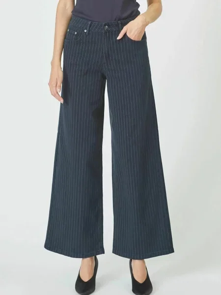 Co'couture Jeans Pin negru alb