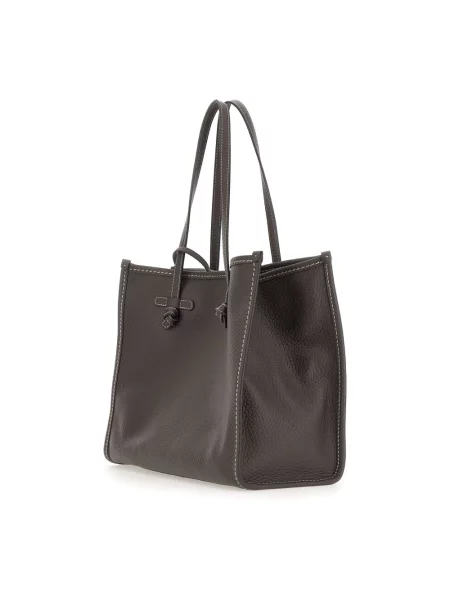 Shopperka Gianni Chiarini skórzana brązowa