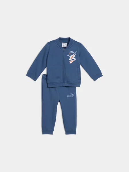 Дитячий Спортивний костюм PUMA Full-zip Set комбінований верх синій