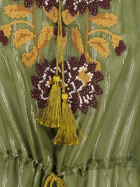 Bluză Valentino Garavani verde
