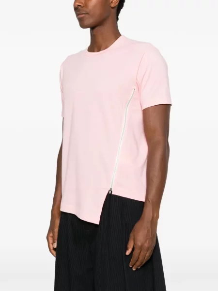Ασύμμετρη μπλούζα Comme Des Garçons Shirt ροζ