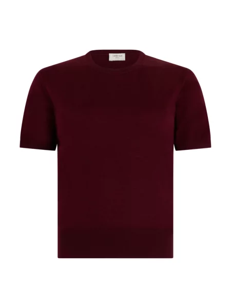 Sweter Saint Laurent wełniany czerwony