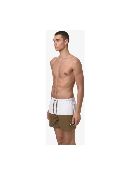 Pantaloni K-way alb