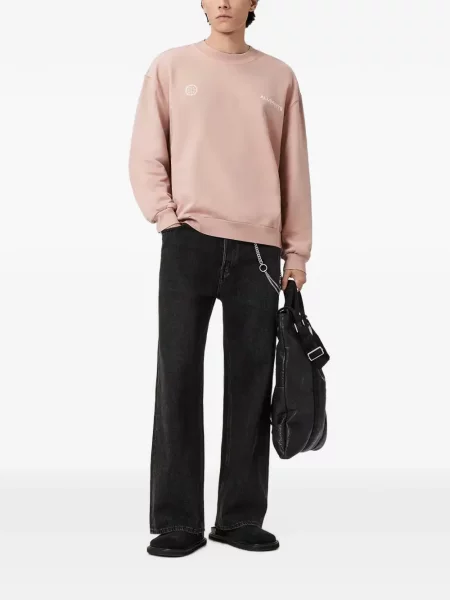 Hanorac Allsaints cu imagine roz