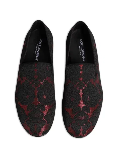 Σκαρπινια Dolce & Gabbana ζακάρ μαύρο